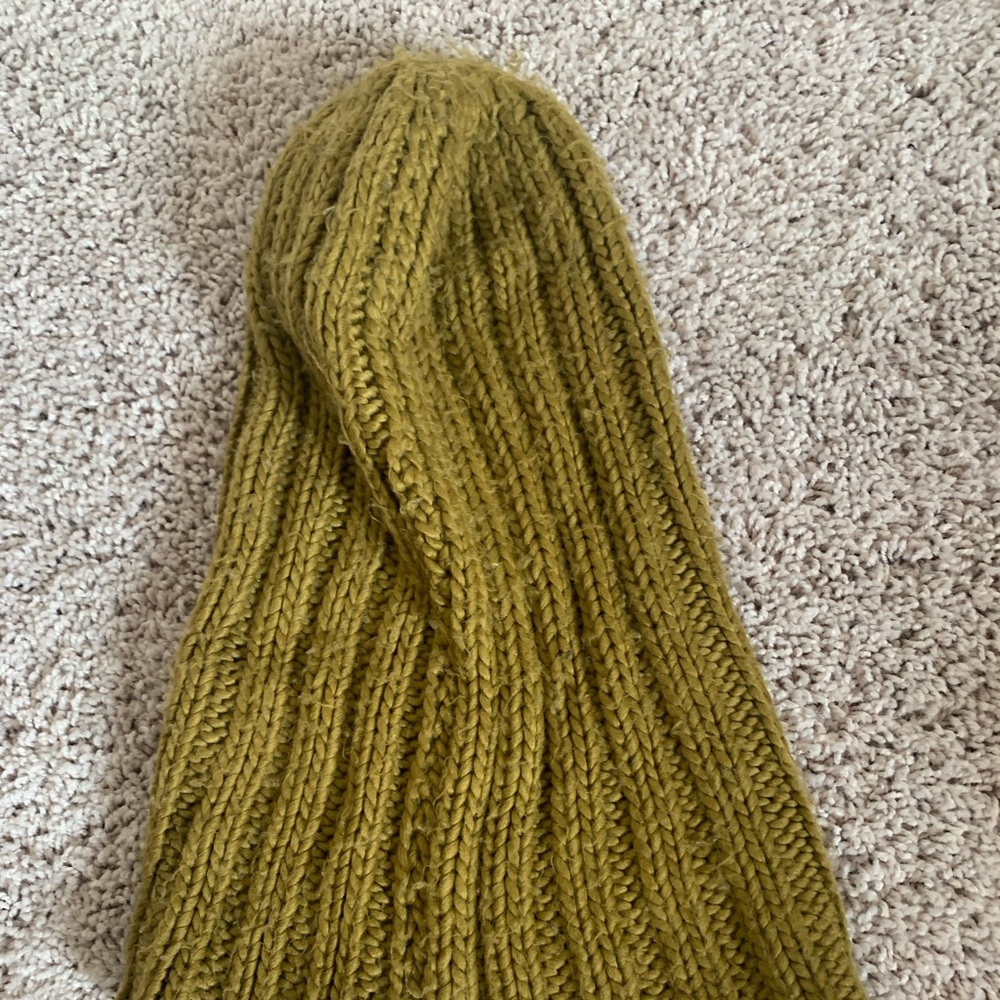 Green wool hat